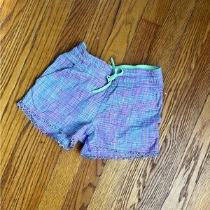 Ivivva Purple and Blue Shorts Elastic Waistband Lightweight